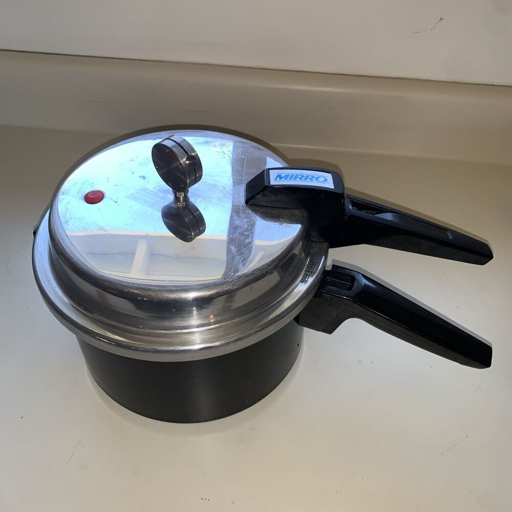 Mirro-Matic Pressure Cooker Canner 4 quart M-1954 Made in USA Vintage - Extras